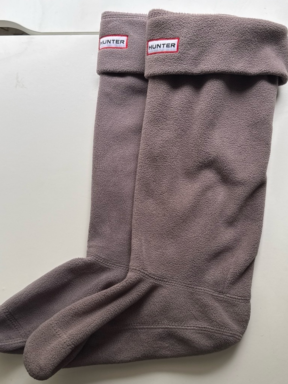 Hunter Fleece Boot Socks - Taupe